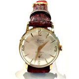 Reloj Pulsera Renis Antiguo 1960 Oro 18k 17 Rubis .