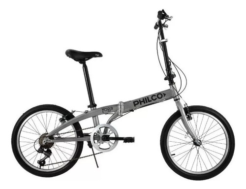 Bicicleta Plegable Philco Yoga R20 6v Frenos V-brakes 6veloc
