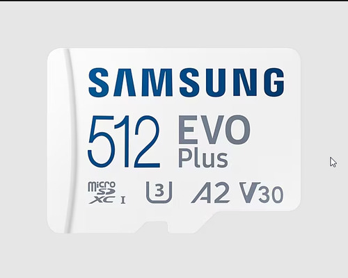 Cartao Samsung Micro Sdxc Evo 130mb/s 4k 512gb 100%original