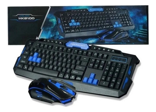 Teclado + Mouse Gamer Modelo Hk 8100, Alta Calidad En Caja