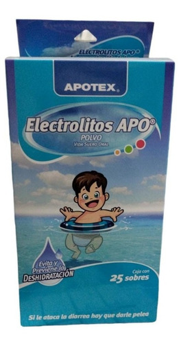 Electrolitos Orales Polvo Suero Caja C/25 Sobres Natural