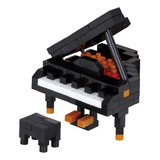 Nanoblock - Piano De Cola [instrumentos], Kit De Construcci.
