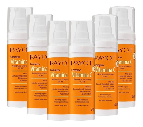 Payot Kit Complexo De Vitamina C 30ml - 6 Unidades