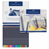 24 Colores Acuarelables Profesional Goldfaber Faber Castell