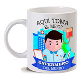 Taza Personalizada Enfermeros Con Nombre