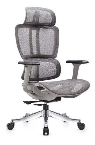 Silla Ads De Escritorio Directiva Montenegro Mesh Gris Cc