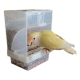 Comedero Automático Pájaros No Mess Pet Feeder Seed F...