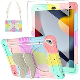 Funda Para New iPad 9th/8th/7th Generation Colorful Rosa