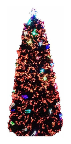 Arbol De Fibra Óptica Y Led 1.80, 1 Año De Garantía + Regalo