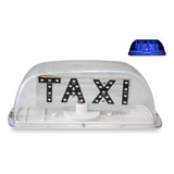 Torreta Taxi Con Luz Led Azul Ds