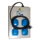 Tablero Eléctrico 220v - 4 Tomas 20a / 10a Obra Industria   