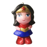 Mujer Maravilla Vela De Cera Vela Pastel Fiesta Wonder Woman