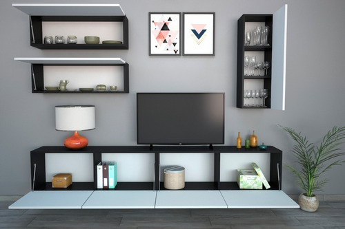 Modular Tv - Rack Led - Organizador - Minimalista - Alacena