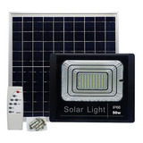 Refletor Holofote Placa Solar 50w Led Luminária Completo