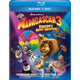 Madagascar 3 Tres Los Fugitivos Pelicula Blu-ray + Dvd