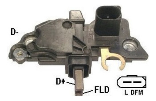 Regulador Alternador Fox Gol Polo Jetta Seat Tipo Bosch Foto 4