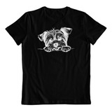 Polera Negra Algodon - Dtf - Yorkshire Terrier Cachorro Dog