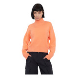 Sweater Mujer Cuello Moc Regular Coral Corona