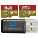 32 Gb Sandisk Extreme (dos Unidades) 4 K Micro Tarjeta