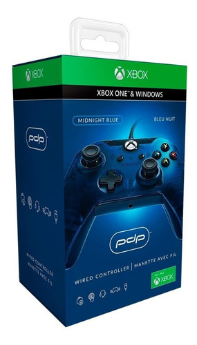 Control Pdp Alambrico Midnight Blue Para Xbox One