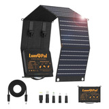 Panel Solar Plegable Portatil De 60 W Kit De Cargador Solar