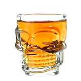 Copa Calavera Shot Vidrio Craneo Whisky Tequila X1 Unidad