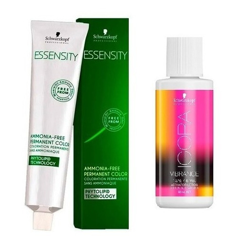 Tintura Sin Amoníaco Essensity + Oxidante Essensity 60ml