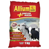 Allium Suplemento Mineral Boi Búfalo Bovinos 1kg Ganho Peso