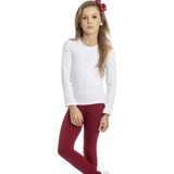 2 Calça Legging Térmica Infantil/juvenil Peluciada Flanelada