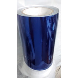 Envelopamento Vinil Cromo Azul Cromado 2m X 1,52m