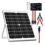 Kit De Panel Solar Solperk 30w 12v, Bateria Solar Cargador P