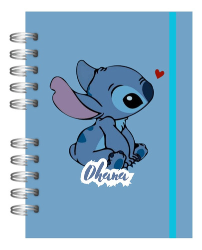 Agenda Stich O Angel Lilo Y Stitch 200 Páginas Kawaii Cute