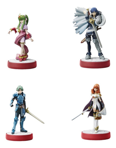 Amiibo Alm, Celica, Chrom E Tiki - Fire Emblem