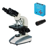 Microscópio Biológico Binocular Di-136b Câmera Hdmi 2k 48mp
