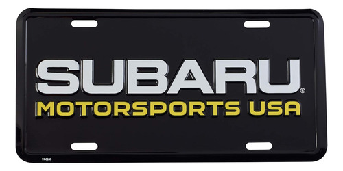 Subaru Motorsports Usa Logo - Placa Oficial Wrx Sti Jdm Impr