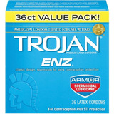 Condones Trojan Enz Con Espermicida 36 Unidades Spermicidal