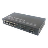 Conversor De Mídia De Fibra Óptica Switch S Gigabit Ethernet