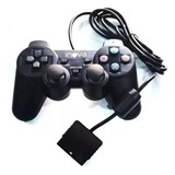 Controle Joystick Play 2 Com Fio Preto Analógico