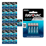 80 Pilhas Alcalinas Aaa 3a Palito Rayovac 20 Cart