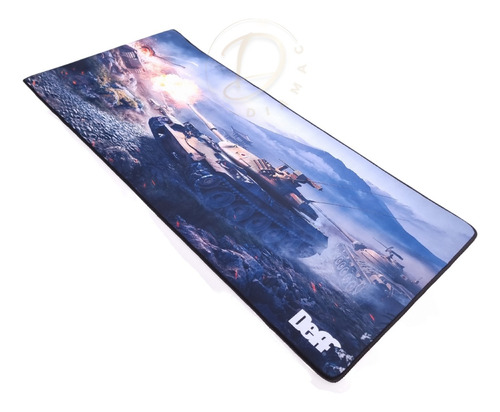 Mouse Pad Gamer Tanque Guerra 90x40 Xl Mousepad Pg