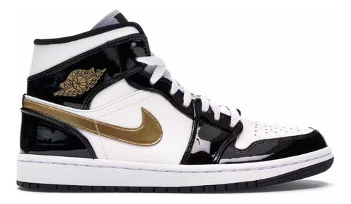Sneakers Jordan 1 Mid Patent Gold #27.5