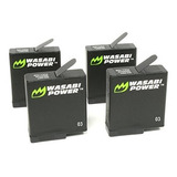 Wasabi Energía De La Batería (4-pack) Para Gopro Hero5 Negro