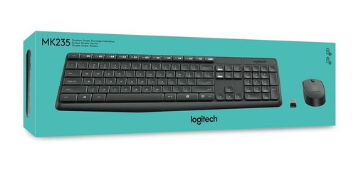 Kit Wireless Teclado E Mouse Mk235 Logitech