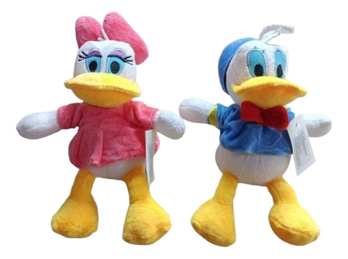 Peluches X2 Pato Donald  Daisy  Regalo Detalle Niños Fiesta 