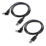 2 Piezas Cable De Extensión Datos Impresora Usb 2 Bricolaje