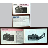 Manual De Instruções Em Inglês Câmera Pentax Auto 110 Super