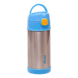 Garrafa Térmica Infantil Inox 270ml Clingo Cor Azul