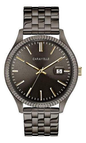 Caravelle By Bulova Reloj Para Hombre De Cuarzo Gris De Acer