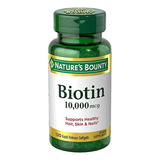 Biotina De Nature's Bounty, Suplemento Vitamínico, Apoya El 
