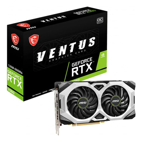 Geforce Rtx 2060 Ventus 12g Oc Nvidia 12gb Gddr6 Graphics Ca